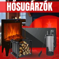 Hősugárzók, melegítők, kandallók és kiegészítői
