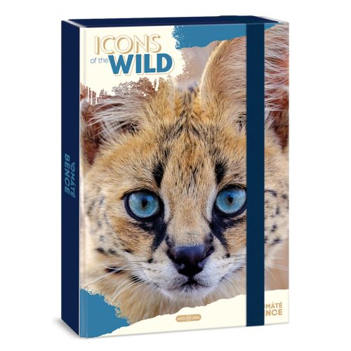 Ars Una Máté Bence Icons of the Wild-Serval A/4 füzetbox