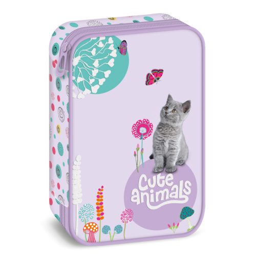 Ars Una Cute Animals-kitten többszintes tolltartó