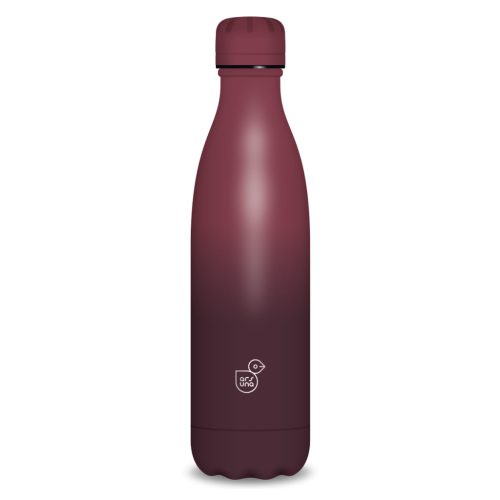 Ars Una duplafalú fémkulacs-500 ml - Brown-terracotta