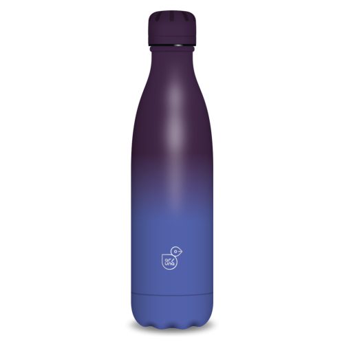 Ars Una duplafalú fémkulacs-500 ml - Blue-purple