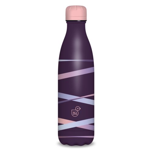 Ars Una duplafalú fémkulacs-500 ml - Ribbon-purple