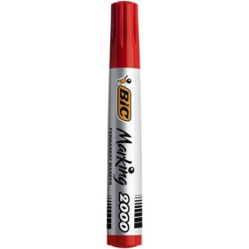   Alkoholos marker, 4,95 mm, kúpos, BIC "ECO 2000" piros