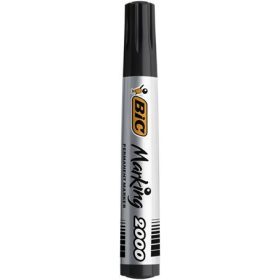   Alkoholos marker, 4,95 mm, kúpos, BIC "ECO 2000" fekete