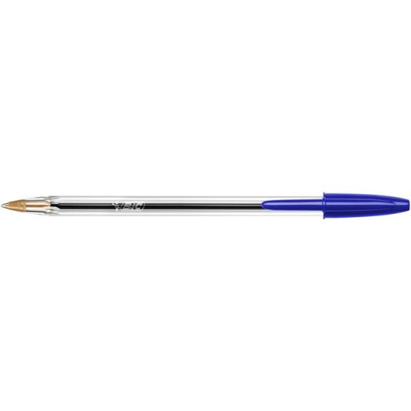 Golyóstoll, 0,32mm, kupakos, BIC "Cristal Original", kék Golyóstoll, 0,32mm, kupakos, BIC "Cristal Original", kék