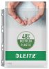 Katalógustartó genotherm, lefűzhető, A4, 170 mikron, narancsos felület, 20 mm, LEITZ "Jumbo Extra"