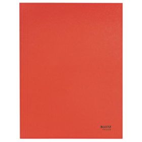   Pólyás dosszié, karton, A4, LEITZ "Recycle", piros