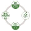 Genotherm, felül és belső oldalon nyitott, A4, PP, 140 mikron, narancsos felület, LEITZ "Recycle"
