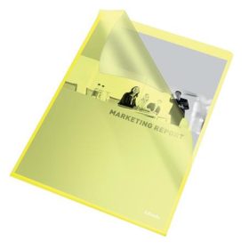   Genotherm, "L", A4, 105 mikron, narancsos felület, ESSELTE "Standard", sárga