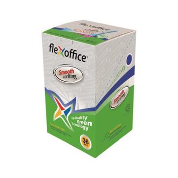 Golyóstoll, 0,25 mm, nyomógombos, FLEXOFFICE "Jonat", fekete