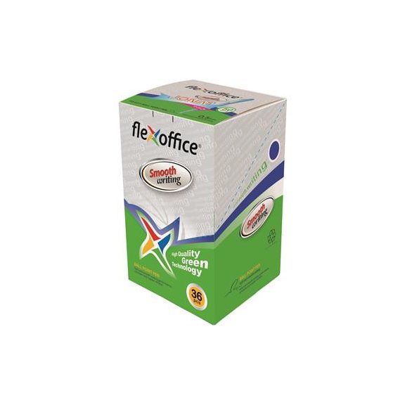 Golyóstoll, 0,25 mm, nyomógombos, FLEXOFFICE "Jonat", fekete Golyóstoll, 0,25 mm, nyomógombos, FLEXOFFICE "Jonat", fekete