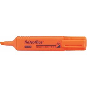   Szövegkiemelő, 1-4 mm, FLEXOFFICE "HL05", narancs