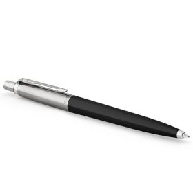   Golyóstoll, 0,7 mm, ezüst színű klip, fekete tolltest, PARKER "Royal Jotter Originals", kék
