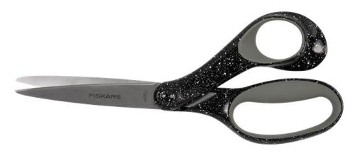 Olló, ifjúsági, 20 cm, FISKARS, foltos fekete