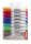 Tábla- és flipchart marker készlet, 3 mm, kúpos, KORES "K-Marker XW1", 10 különböző szín