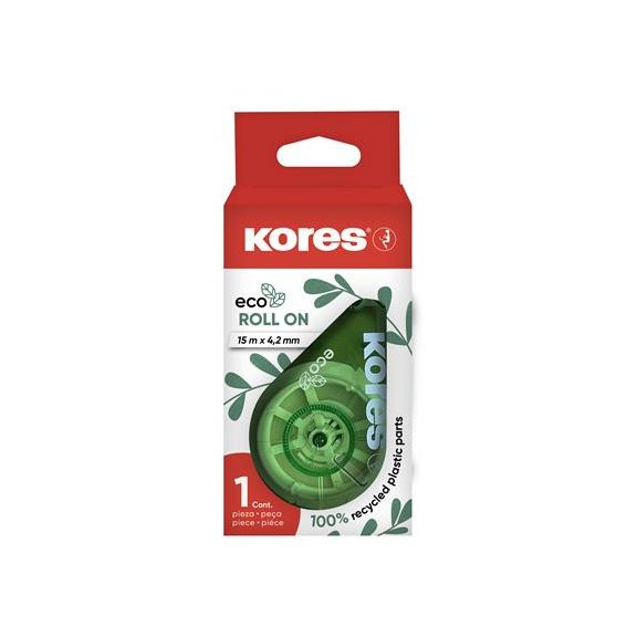 Hibajavító roller, 4,2 mm x 15 m, KORES "ECO Roll On", zöld