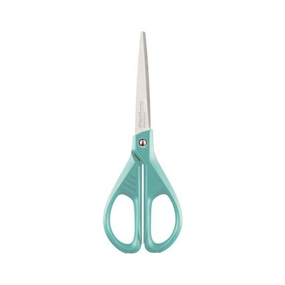 Olló, irodai, 17 cm, MAPED "Essentials Green", türkizkék Olló, irodai, 17 cm, MAPED "Essentials Green", türkizkék