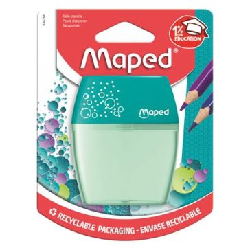 Hegyező, kétlyukú, tartályos, MAPED "Shaker", vegyes színek