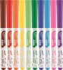 Akvarell filctoll készlet, 3,6 mm, ecsettel, MAPED "Color'Peps Aqua", 10 különböző szín