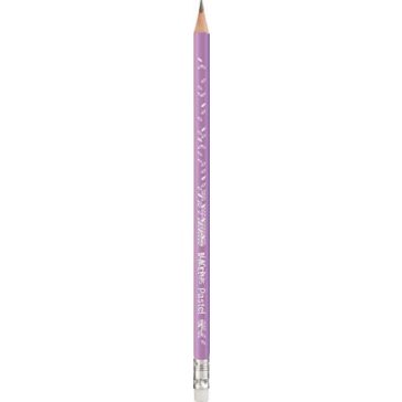 Grafitceruza radírral, HB, háromszögletű, MAPED "Black'Peps Pastel", vegyes pasztell színek