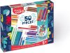 Színezőkészlet, írószertartóval, 50 darabos, MAPED CREATIV
