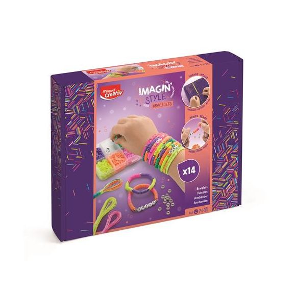 Karkötő készítő készlet, neon, MAPED CREATIV "Imagin' Style" Karkötő készítő készlet, neon, MAPED CREATIV "Imagin' Style"
