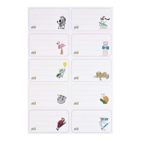 Füzetcímke, 40 db, COOL BY VICTORIA