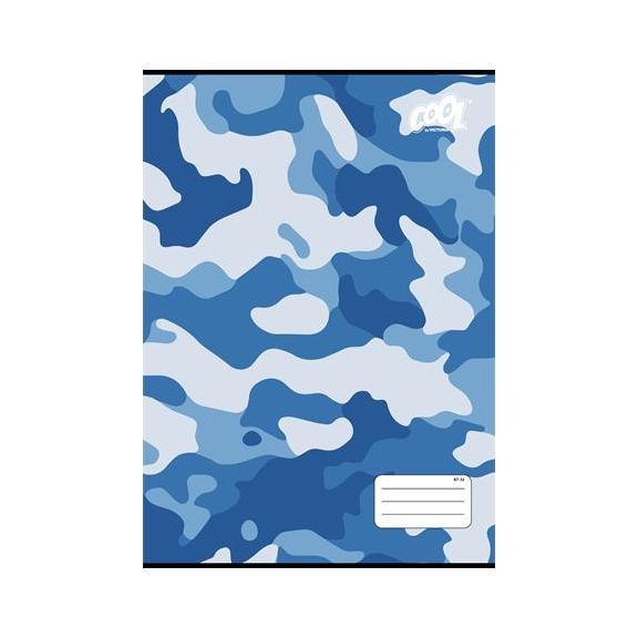 Füzet, tűzött, A4, kockás, 32 lap, COOL BY VICTORIA "Camouflage", "87-32" Füzet, tűzött, A4, kockás, 32 lap, COOL BY VICTORIA "Camouflage", "87-32"