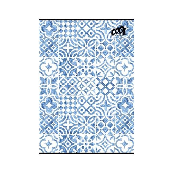 Füzet, tűzött, A4, kockás, 80 lap, COOL BY VICTORIA "Mediterrain patterns" Füzet, tűzött, A4, kockás, 80 lap, COOL BY VICTORIA "Mediterrain patterns"