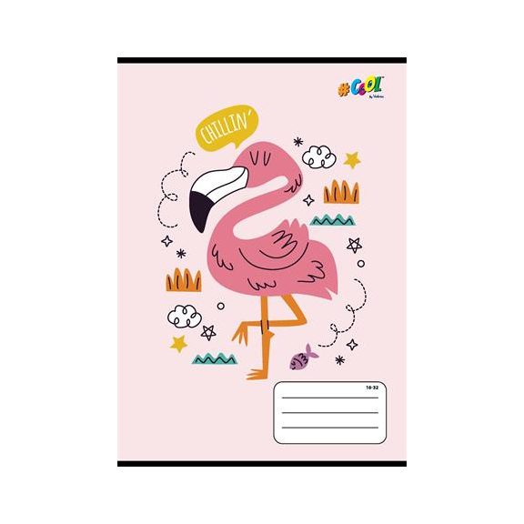 Füzet, tűzött, A5, vonalas, 32 lap, 2. osztály, COOL BY VICTORIA, "Holiday vibes", "16-32" Füzet, tűzött, A5, vonalas, 32 lap, 2. osztály, COOL BY VICTORIA, "Holiday vibes", "16-32"
