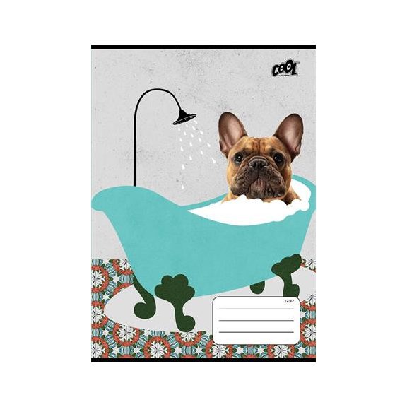 Füzet, tűzött, A5, vonalas, 32 lap, 2. osztály, COOL BY VICTORIA "Bath", "16-32" Füzet, tűzött, A5, vonalas, 32 lap, 2. osztály, COOL BY VICTORIA "Bath", "16-32"