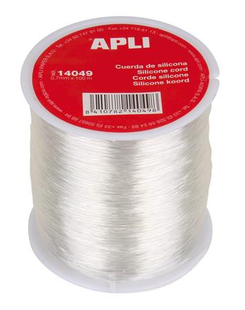 Damil, szilikon, APLI "Creative", 0,7 mm x 100 m