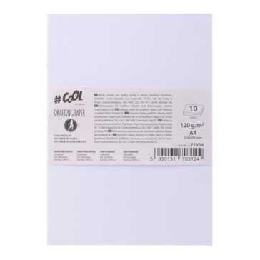 Rajzlap, famentes, A4, 120 g/m2, COOL BY VICTORIA