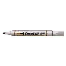 Táblamarker, 2 mm, kúpos hegy, PENTEL, fekete