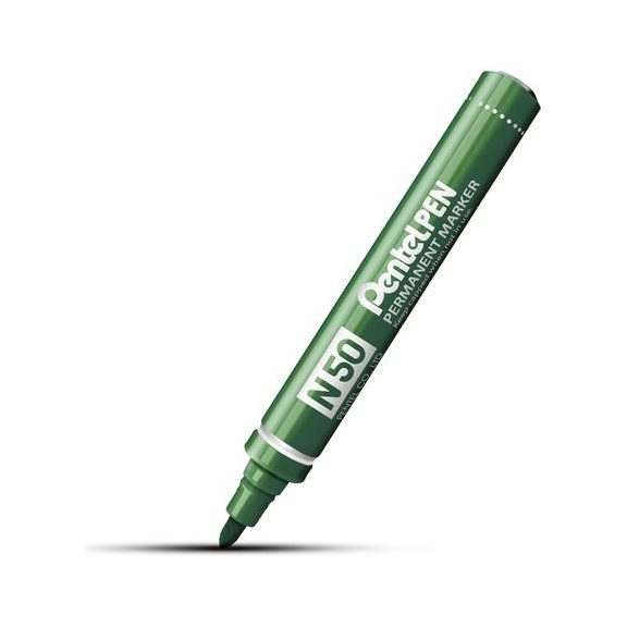 Alkoholos marker, 2 mm, kúpos, PENTEL "N50", zöld Alkoholos marker, 2 mm, kúpos, PENTEL "N50", zöld