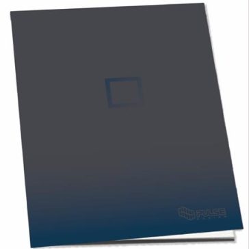   Füzet, tűzött, A4, kockás, 52 lap, PULSE "Dark Colours"