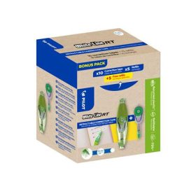   Hibajavító roller, 4 mm x 6 m, utántölthető, PILOT "Whiteline RT, Bonus Pack", utántöltővel