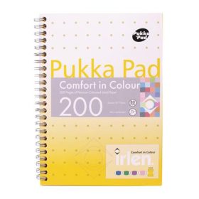   Spirálfüzet, A5, vonalas, 100 lap, PUKKA PAD "Irlen Jotta Gold"