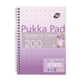   Spirálfüzet, A5, vonalas, 100 lap, PUKKA PAD "Irlen Jotta Lavender"
