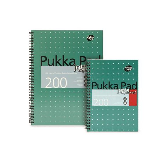 Spirálfüzet, A5, vonalas, 100 lap, PUKKA PAD, "Metallic Jotta" Spirálfüzet, A5, vonalas, 100 lap, PUKKA PAD, "Metallic Jotta"