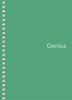 Spirálfüzet, A6, kockás, 80 lap, PP borító, SHKOLYARYK "Genius", vegyes