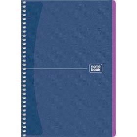   Spirálfüzet, A5, kockás, 80 lap, SHKOLYARYK "Notebook", vegyes