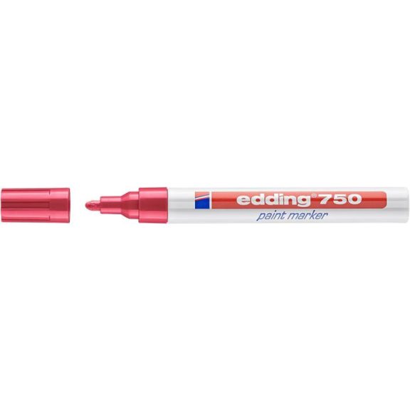 Lakkmarker, 2-4 mm, EDDING "750", piros Lakkmarker, 2-4 mm, EDDING "750", piros