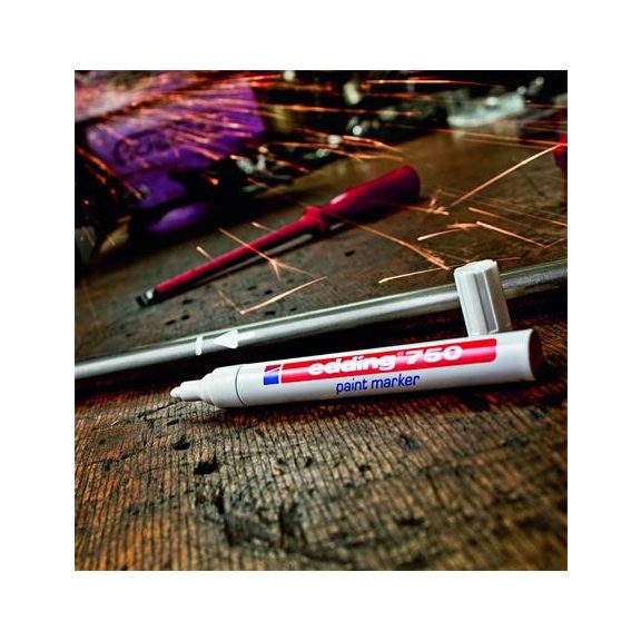 Lakkmarker, 2-4 mm, EDDING "750", piros Lakkmarker, 2-4 mm, EDDING "750", piros