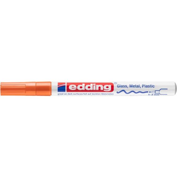 Lakkmarker, 1-2 mm, EDDING "751", narancssárga Lakkmarker, 1-2 mm, EDDING "751", narancssárga