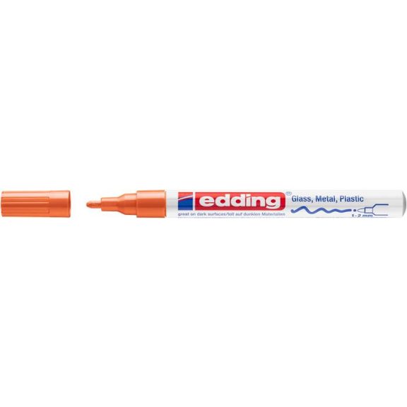 Lakkmarker, 1-2 mm, EDDING "751", narancssárga Lakkmarker, 1-2 mm, EDDING "751", narancssárga