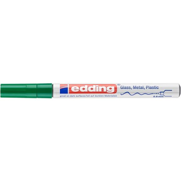 Lakkmarker, 0,8 mm, EDDING "780", zöld Lakkmarker, 0,8 mm, EDDING "780", zöld