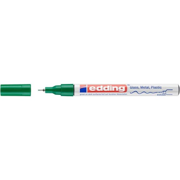 Lakkmarker, 0,8 mm, EDDING "780", zöld Lakkmarker, 0,8 mm, EDDING "780", zöld
