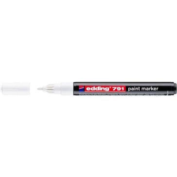 Lakkmarker, 1-2 mm, EDDING "791", fehér