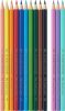 Színes ceruza készlet, hatszögletű, FABER-CASTELL"Unikornis" 10+3 különböző szín
